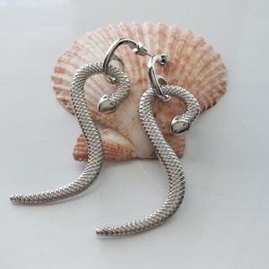 3/$30 ♥️ Earrings Snake Design Silver Dangling Earring New